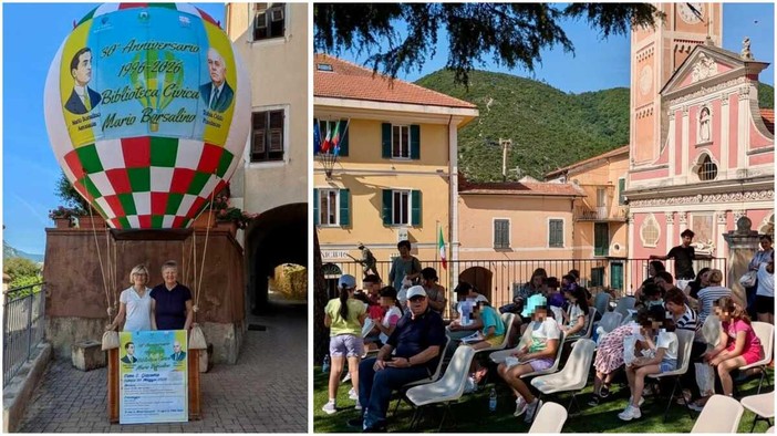 Dalla mongolfiera alla cerimonia commemorativa: Tovo festeggia i 30 anni della Biblioteca Civica Dalla mongolfiera alla cerimonia commemorativa: Tovo festeggia i 30 anni della Biblioteca Civica