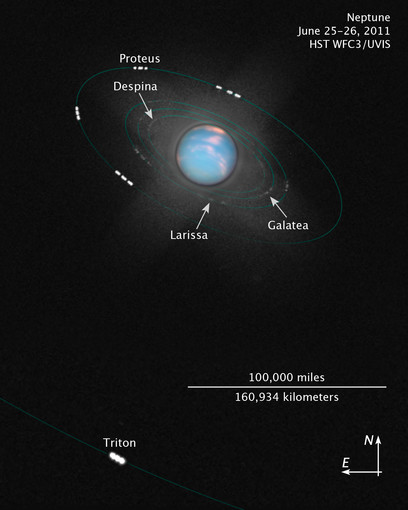 foto fatte dal telescopio spaziale Hubble lo scorso 24 – 25 giugno