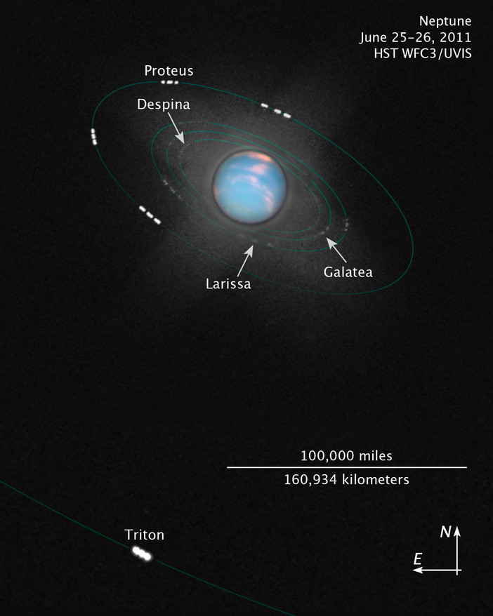 foto fatte dal telescopio spaziale Hubble lo scorso 24 – 25 giugno