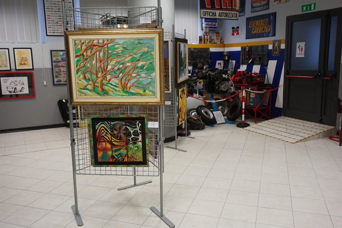 Inaugurazione della mostra "Amici nell'Arte" al Museo della 500 Inaugurazione della mostra "Amici nell'Arte" al Museo della 500