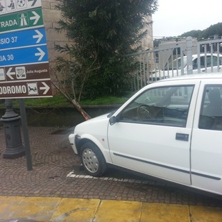 Immagini dal luogo dell'incidente