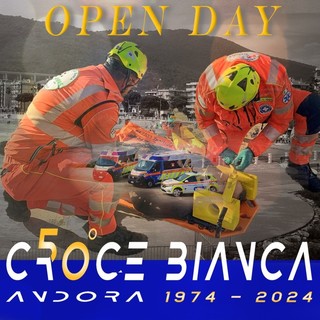 50 anni di Croce Bianca, iniziano le celebrazioni: il 14 aprile open day ad Andora