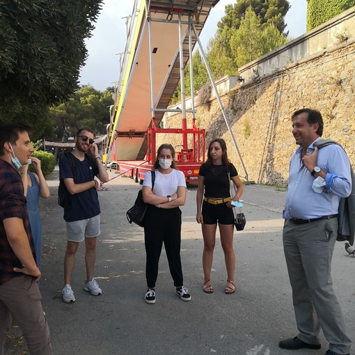 Savona, #dipendedanoi ha incontrato il candidato sindaco Marco Russo: "Grande vicinanza di vedute sul futuro della vecchia piscina del prolungamento"
