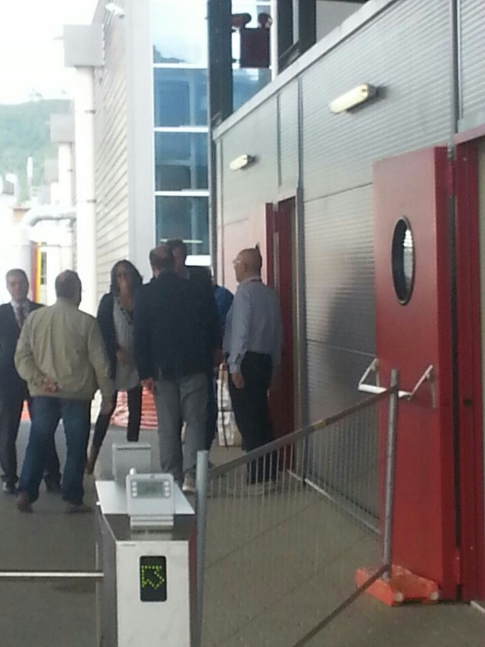 Burlando in visita alla Piaggio Aero di Villanova: "Nuovo stabilimento è sito eccellenza"