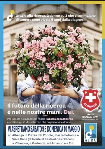 Festa della Mamma, la Croce Bianca torna in piazza per l’Azalea della Ricerca Festa della Mamma, la Croce Bianca torna in piazza per l’Azalea della Ricerca