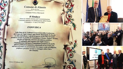 Stamani la cerimonia di consegna a Taranto, che prese servizio in qualità di comandante il 1° febbraio del 1963. Il raddoppio dell'organico dei Vigili Urbani e l'individuazione del nuovo Comandante permisero da quella data la costituzione del Corpo