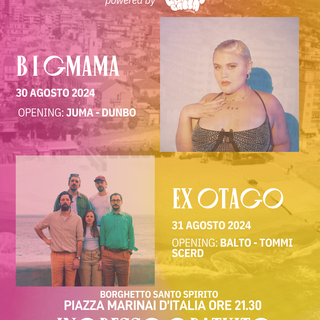 “L’estate che non finisce mai” è a Borghetto S.S.: BigMama ed Ex – Otago in concerto a fine agosto