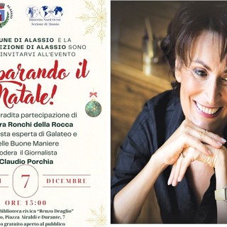 Alassio, storia e curiosità del Natale al centro dell’incontro con Barbara Ronchi della Rocca Alassio, storia e curiosità del Natale al centro dell’incontro con Barbara Ronchi della Rocca