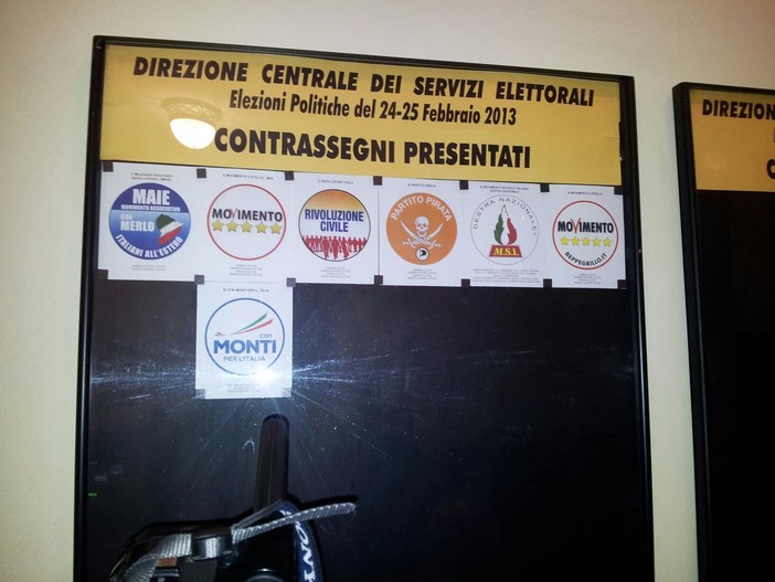 L'assalto dei cloni: presentati simboli fasulli di Grillo, Ingroia e Monti