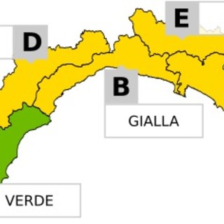 Piogge diffuse su gran parte della Liguria: allerta gialla per temporali su tutta la regione tranne l’estremo ponente