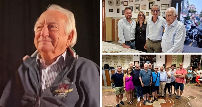 Festa per Dino Ardoino: il "Presidentissimo" della Croce Bianca di Albenga compie 85 anni Festa per Dino Ardoino: il "Presidentissimo" della Croce Bianca di Albenga compie 85 anni
