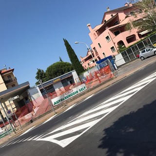 Albenga, prosegue il restyling di viale Pontelungo