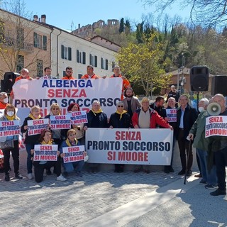Albenga con Cairo Montenotte, insieme per “Abbracciamo l’Ospedale” (FOTO e VIDEO)