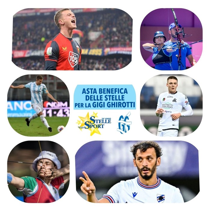 L'Asta delle Stelle per la Ghirotti "in gol" con Gabbiadini, Holm, Gudmunsson e Chiosa. A bersaglio con Noziglia e Rebagliati L'Asta delle Stelle per la Ghirotti "in gol" con Gabbiadini, Holm, Gudmunsson e Chiosa. A bersaglio con Noziglia e Rebagliati