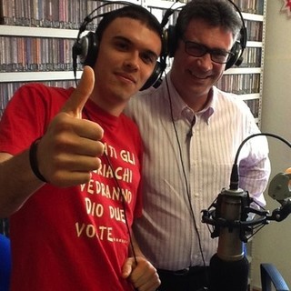 Andrea Palermo e Don Germano Grazzini in postazione