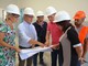 Andora, sopralluogo del sindaco Demichelis nel cantiere della scuola primaria