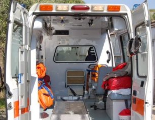 Alassio: motociclista caduto per colpa della pioggia