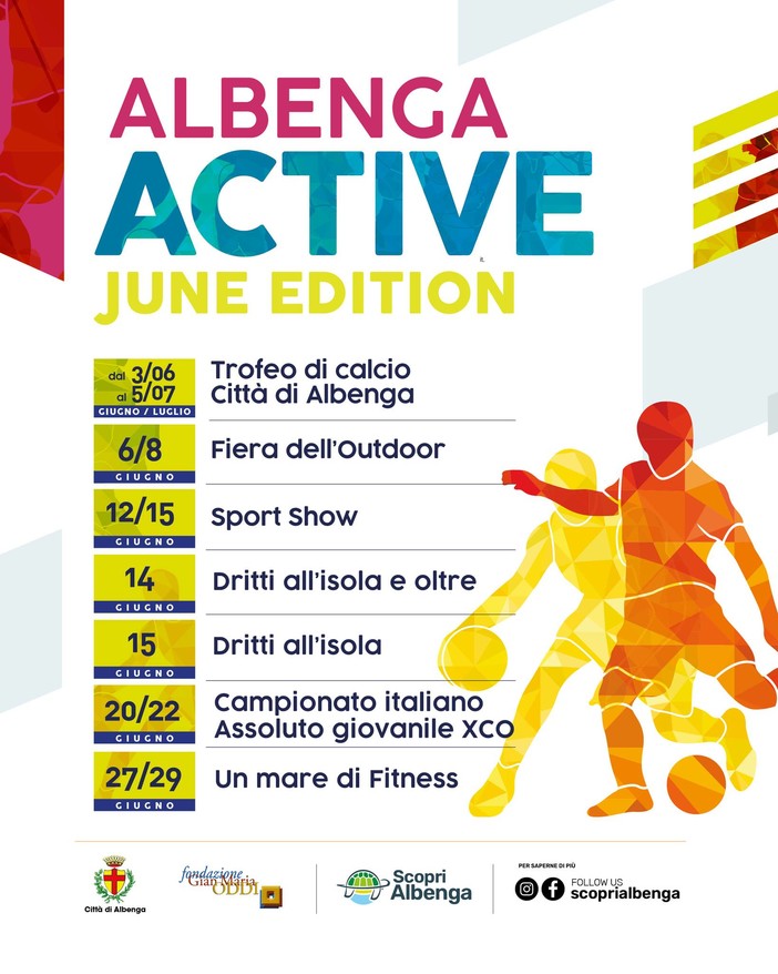 Albenga Active – June edition: un mese tutto dedicato allo sport