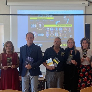 Andora, presentata la nona edizione del festival Ag Noir. Il sindaco Demichelis: "Manifestazione di respiro nazionale" (FOTO e VIDEO)