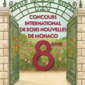 8° Concorso Internazionale delle Nuove Rose alla Roseraie Princesse Grace.