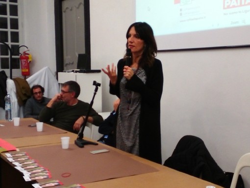 Raffaella Paita a Roma per il "Sì" al referendum