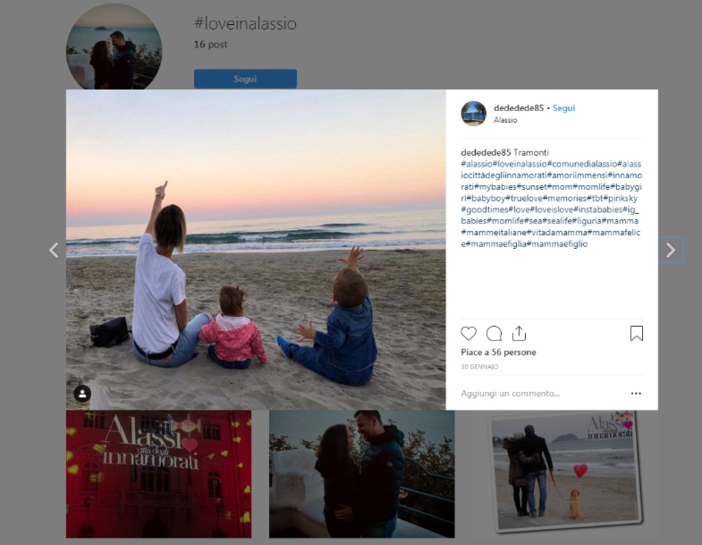 Alassio: a San Valentino ancor più "Città degli innamorati". Ecco la poesia e la foto più romantica
