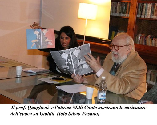 Albenga, un successo la conferenza del prof Quaglieni dal titolo "Giovanni Giolitti, statista della Nuova Italia o Ministro della malavita?" Albenga, un successo la conferenza del prof Quaglieni dal titolo "Giovanni Giolitti, statista della Nuova Italia o Ministro della malavita?"