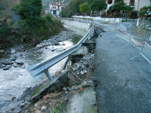 Andora, al via i lavori per riaprire le strade danneggiate dalla pioggia