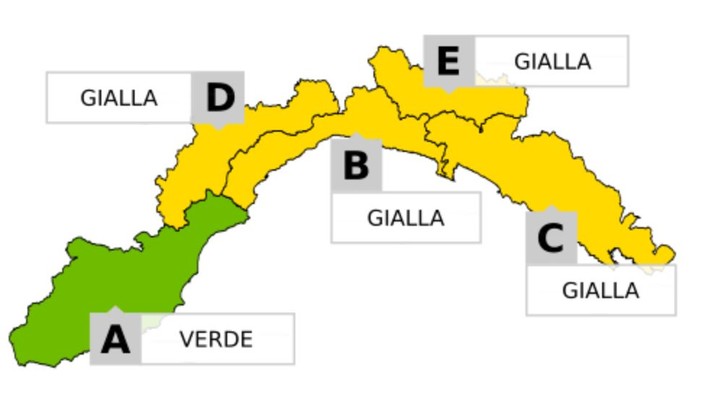 Maltempo, ancora allerta meteo sulla Liguria