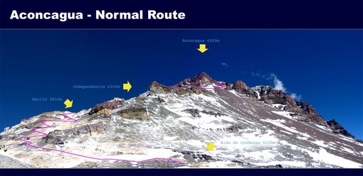 Cairo:alpinista morto sull'Aconcagua,ci sono anche 2 ca Cairo:alpinista morto sull'Aconcagua,ci sono anche 2 ca