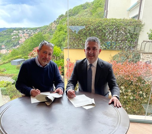 Luigi Zanti, Direttore Regionale Liguria di BPER Banca e Andrea Valle, presidente di Federalberghi-Confcommercio Savona