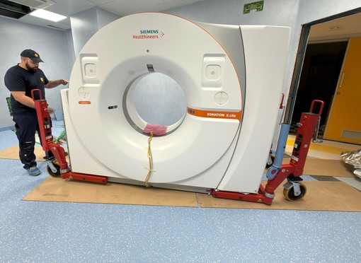 Arrivata la nuova TAC all’Ospedale di Cairo Montenotte, sarà in funzione dopo novembre