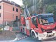 Albissola, incendio tetto in via Turiggia: vigili del fuoco in azione Albissola, incendio tetto in via Turiggia: vigili del fuoco in azione