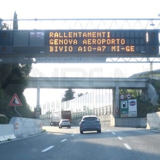 A10 Genova-Savona: dal 7 marzo il ramo di svincolo esterno Genova Aeroporto sarà chiuso per tre notti