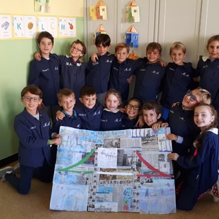 Alassio, la seconda elementare di Maria Ausiliatrice partecipa al concorso "Genova nel Cuore"