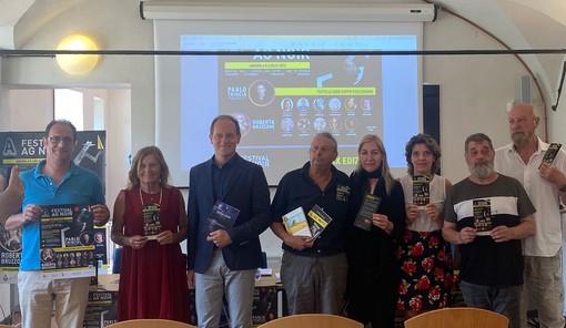 Andora, presentata la nona edizione del festival Ag Noir. Il sindaco Demichelis: "Manifestazione di respiro nazionale" (FOTO e VIDEO)