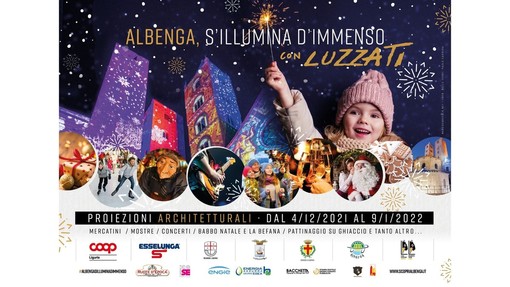 Albenga s’illumina d’immenso: dal 4 dicembre proiezioni architetturali e un ricco calendario di eventi
