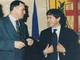 Foto del 2002 (durante amministrazione Zunino) in occasione della visita dell'allora ministro Alemanno ad Albenga