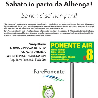 Sabato 2 marzo terzo incontro del comitato "FarePonente" a Torre Pernice di Albenga