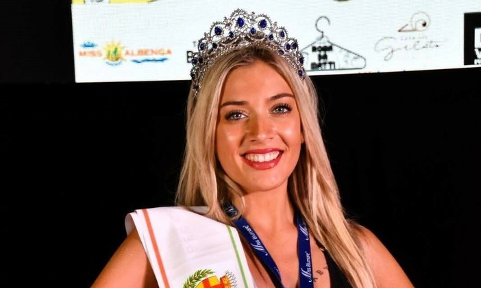 Alice Fenoglio, vincitrice di Miss Albenga 2025 Alice Fenoglio, vincitrice di Miss Albenga 2025
