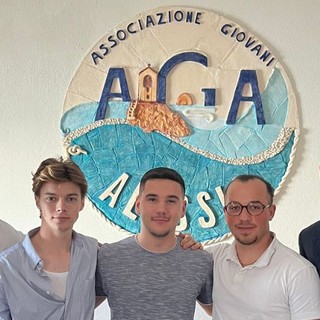 Da sinistra: Francesco Nicola Salvo, Guglielmo Arnaud, Pietro Gianetti, Edoardo Parasi e Giovanni Battista Salvo