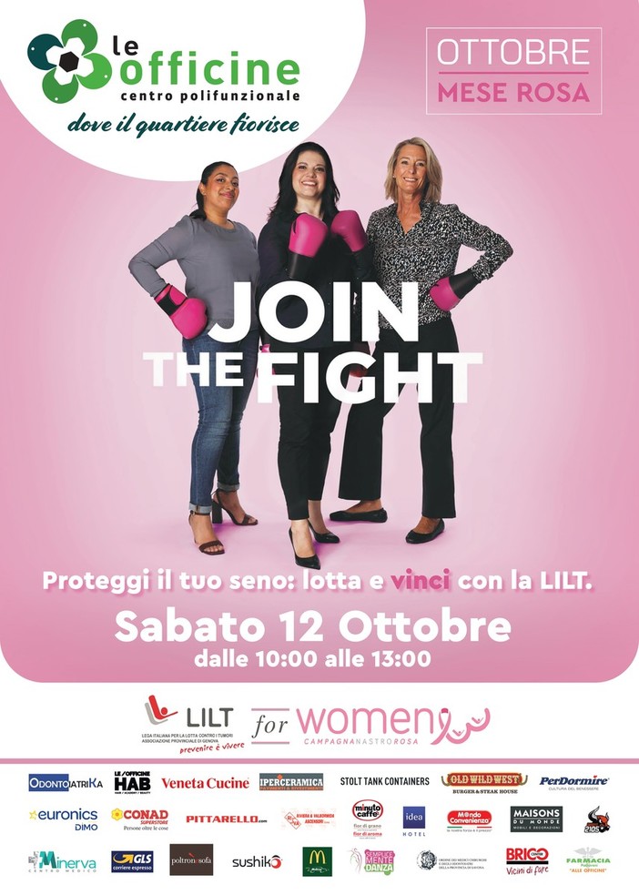 Savona, al Centro Polifunzionale Le Officine ottobre è il mese della Campagna Nastro Rosa Savona, al Centro Polifunzionale Le Officine ottobre è il mese della Campagna Nastro Rosa