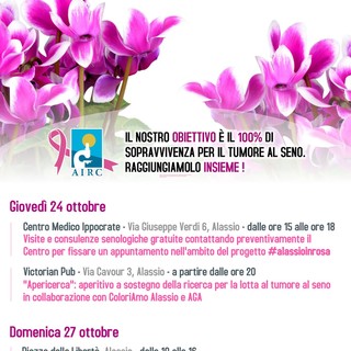 Lotta ai tumori al seno: Alassio si tinge di rosa