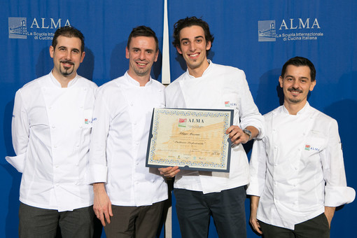 Filippo Massano di Borgio Verezzi, si diploma pasticcere alla Scuola Internazionale di Cucina Italiana