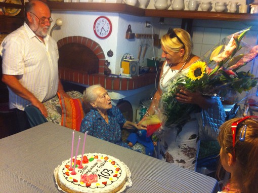 L'albenganese più longeva ha 103 anni L'albenganese più longeva ha 103 anni