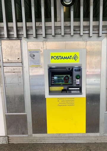 Nuovo Postamat in via Cadorna a Vado Ligure Nuovo Postamat in via Cadorna a Vado Ligure