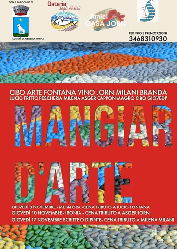 Ad Albissola Marina l’arte è nel piatto: giovedì 17 novembre Tributo a Milena Milani Ad Albissola Marina l’arte è nel piatto: giovedì 17 novembre Tributo a Milena Milani