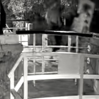 Albisola, presa a calci e pugni la sagoma del pescatore sulla passeggiata: la telecamera riprende l'atto vandalico