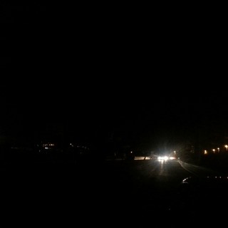 Albenga, via Aurelia completamente al buio