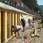 Alassio, danni e scritte vandaliche alla spiaggia ex Maria Ausiliatrice, lavori in corso per l'apertura Alassio, danni e scritte vandaliche alla spiaggia ex Maria Ausiliatrice, lavori in corso per l'apertura
